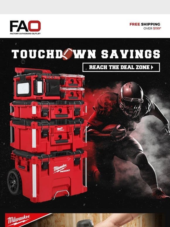Touchdown Savings Are Here!