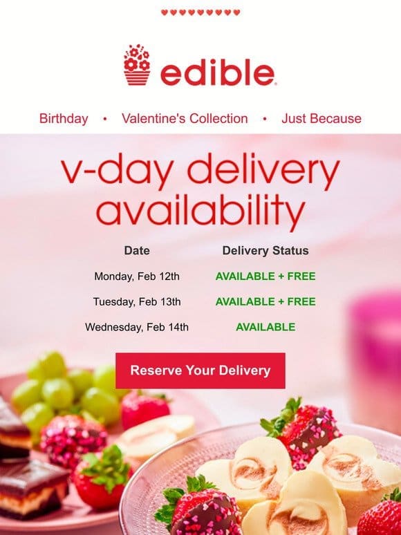 UPDATE: Valentine’s Delivery Still Available