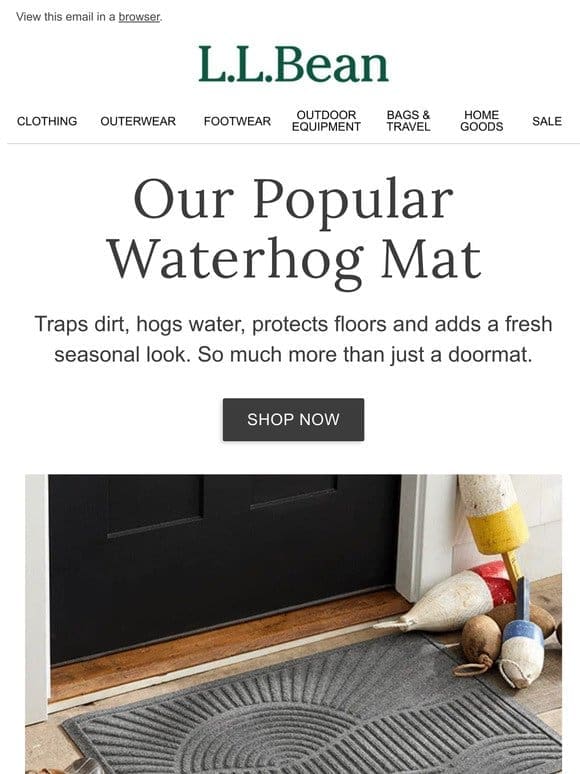 Unparalleled Waterhog Mats in NEW Designs
