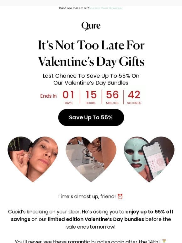 [Up to 55% off] Last-minute V-Day Gifts