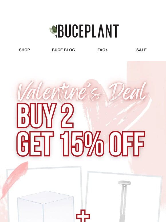 V-Day Deal: 15% OFF Tank + Light Combo