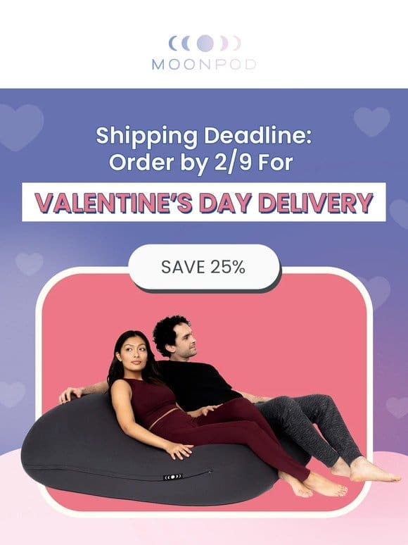 Valentine’s Day Shipping deadline is tomorrow!