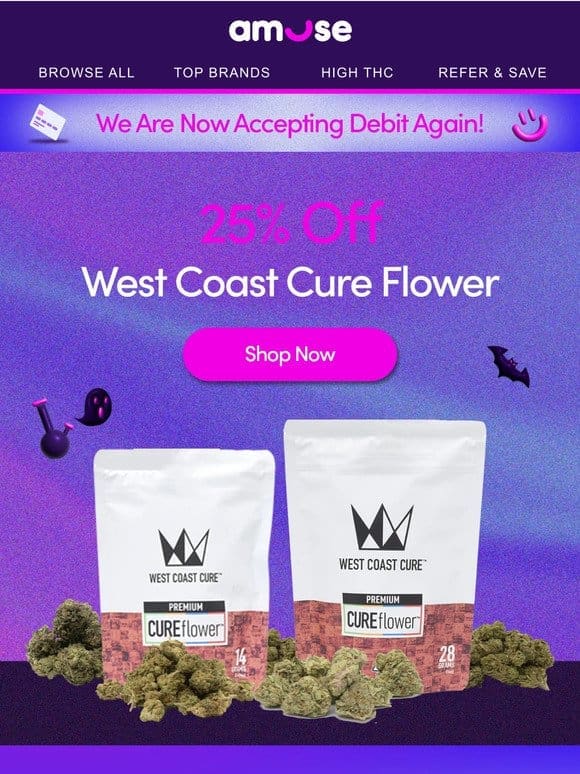 WCC Flower   Restocked & 25% off!