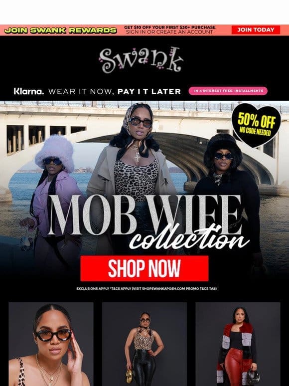 WHOA. Mob Wife Collection – Your PERFECT Fit Awaits!