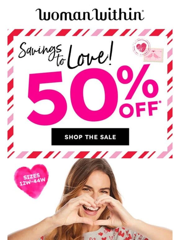 Want Styles For HALF PRICE? 50% Off SAVINGS To Love!