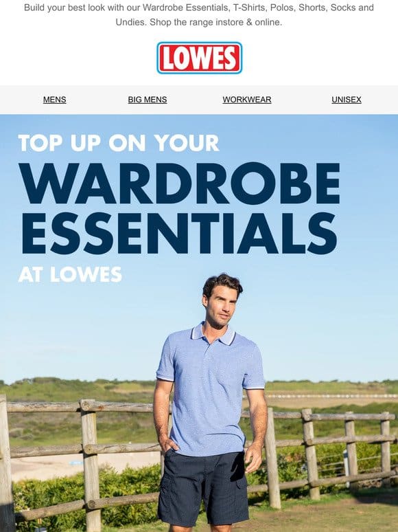 Wardrobe Essentials   Shop Instore & Online