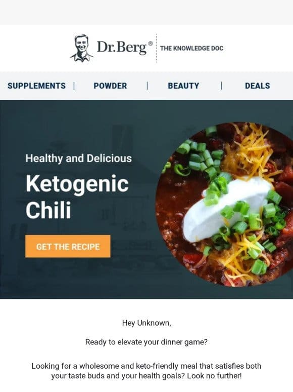 Warm Up with Our Irresistible Ketogenic Chili Recipe!
