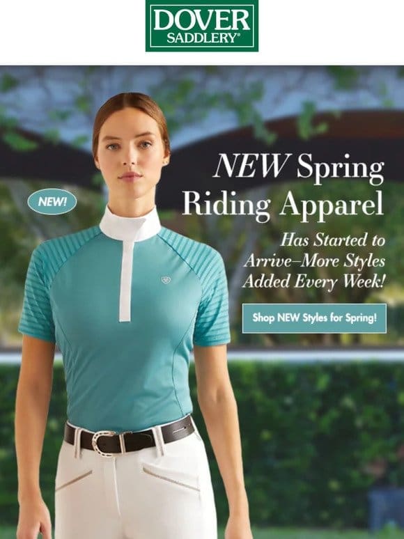 Welcome Spring in Style: New Apparel Pieces Await!