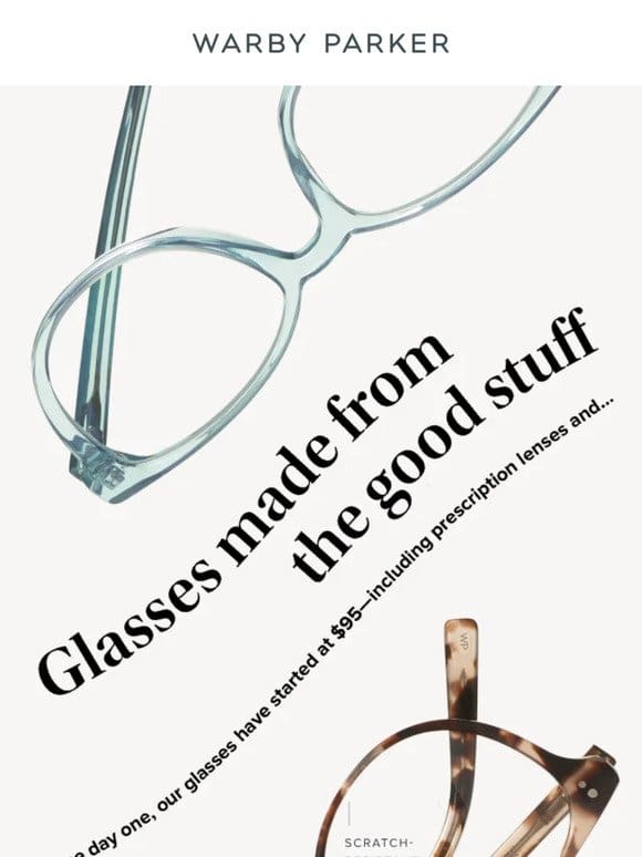 What makes a great pair of glasses?