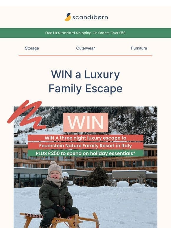 Win a luxury family escape…