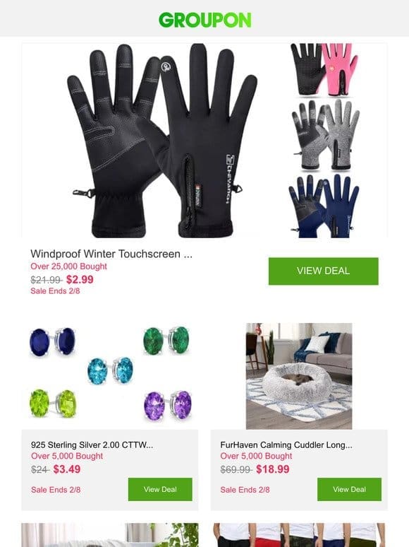 Windproof Winter Touchscreen Thermal Gloves for Men and Women and More