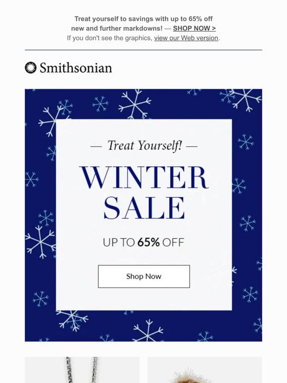 Winter Sale – It’s Time to Treat Yourself!