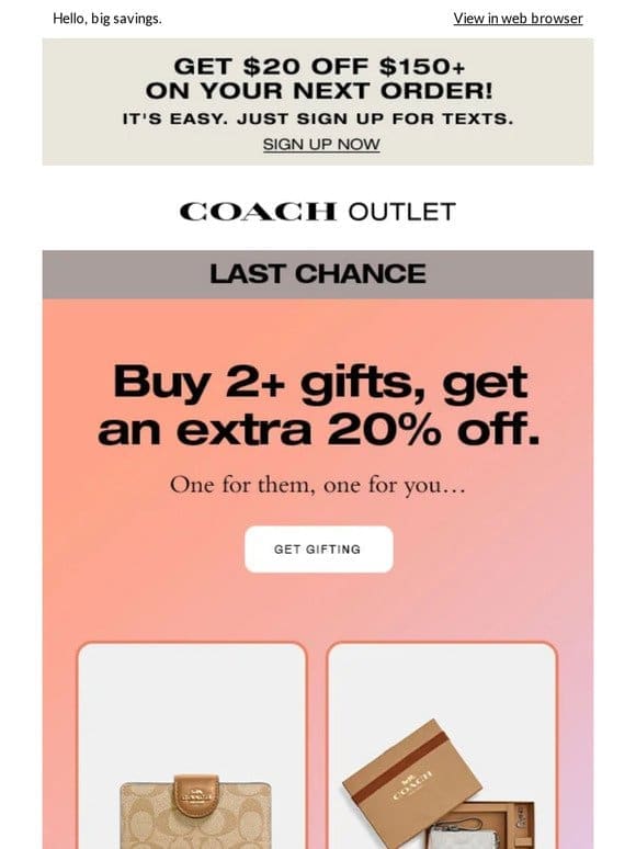 You Deserve An Extra 20% Off Gifts (But It Expires Soon!)
