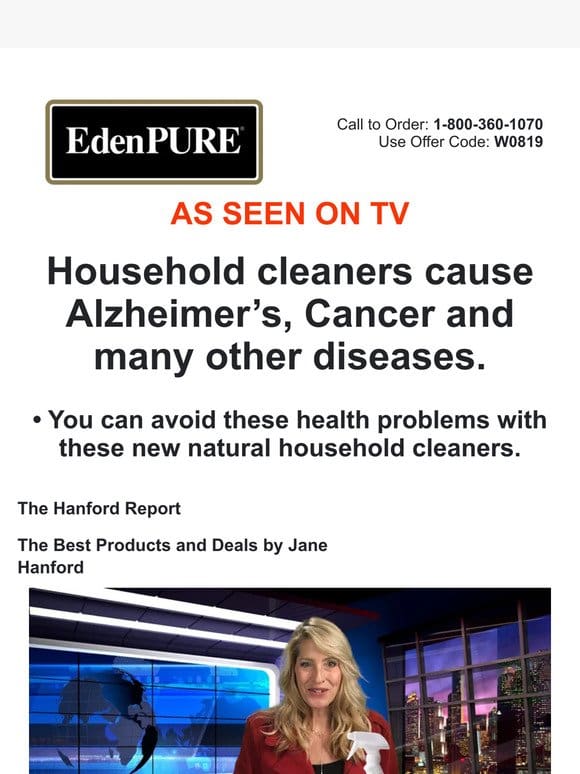 Your household cleaners are causing Alzheimer’s， Cancer and many other diseases.