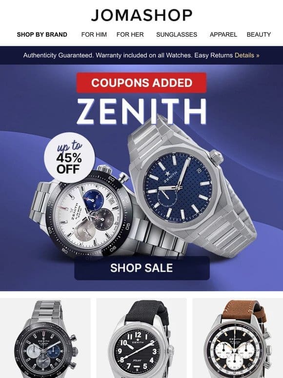 ZENITH COUPONS ✰ FOR YOU