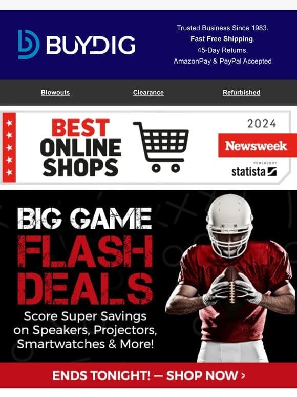 ⚡️Hurry! Best of Web Flash Deals Expire Tonight⚡️