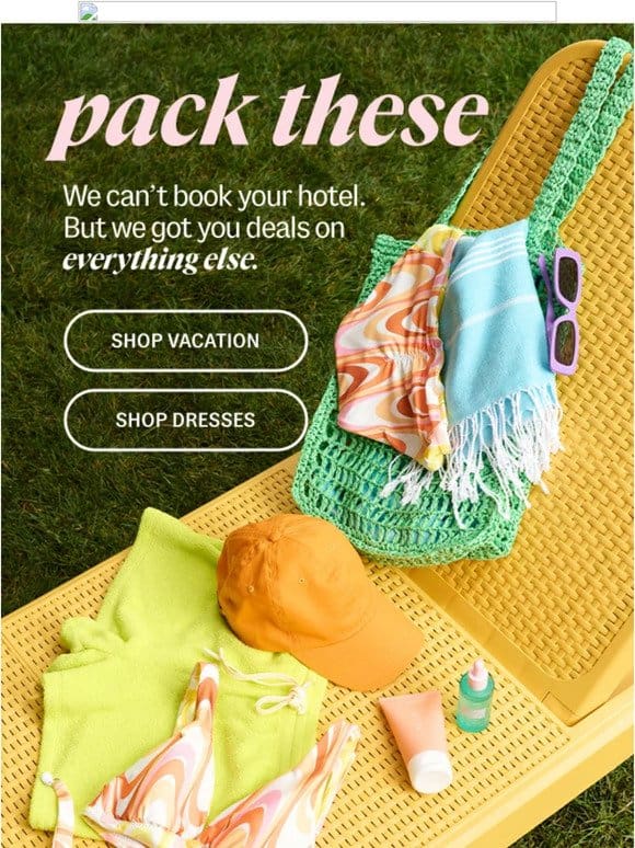 ⛱️ check out the vacation shop ⛱️