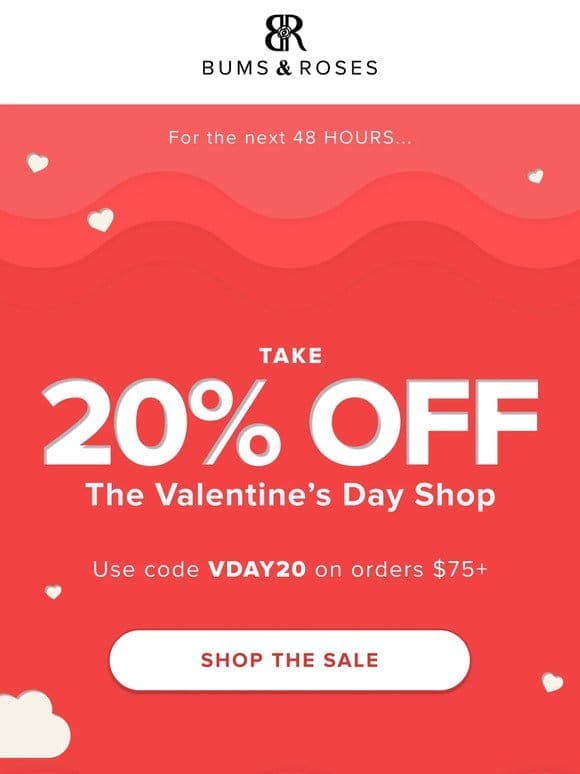 ❤️ 20% OFF ❤️