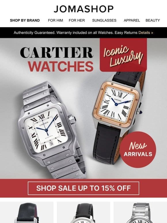 ⭐ CARTIER: Iconic Luxury (NEW ARRIVALS)