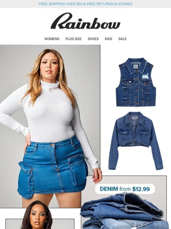 ⭐⭐⭐⭐⭐ Denim Collection From $12.99