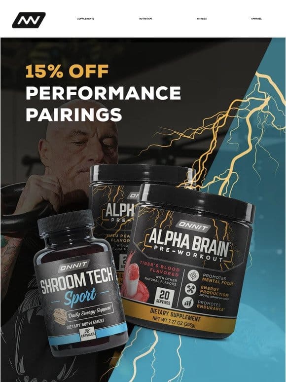 15% OFF Performance Pairings