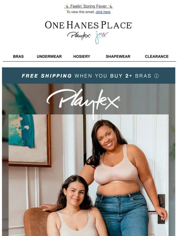 $15.99 & Up Playtex Bras!