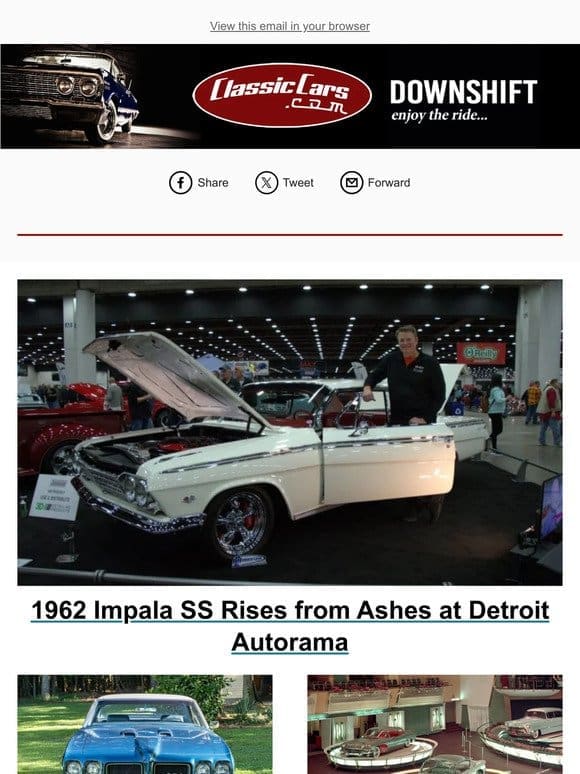 1962 Impala SS Rises from Ashes at Detroit Autorama