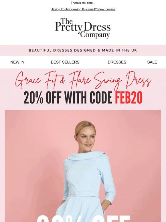 20% Off Grace Swing Dress