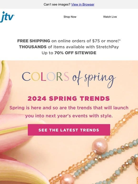 2024 Spring Trends are here!
