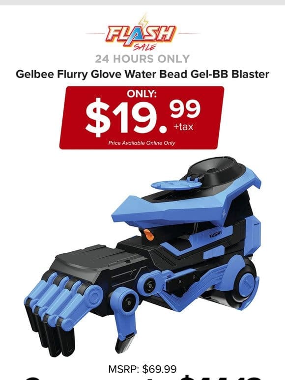 24 HOURS ONLY | GELBEE BB BLASTER | FLASH SALE