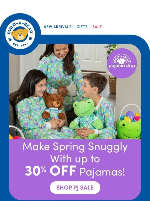 30% OFF Spring PJs!