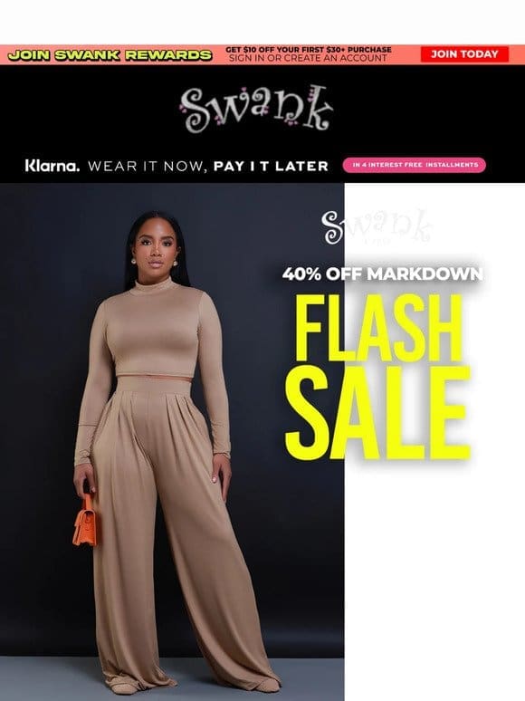 40% OFF Markdowns – Offer Expires at 11:59⌛