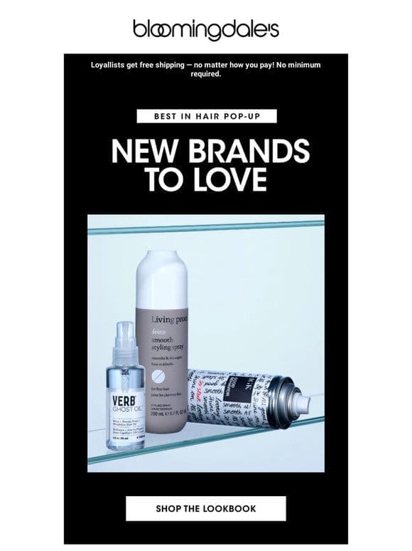 6 NEW hair care brands—now at Bloomingdale’s!