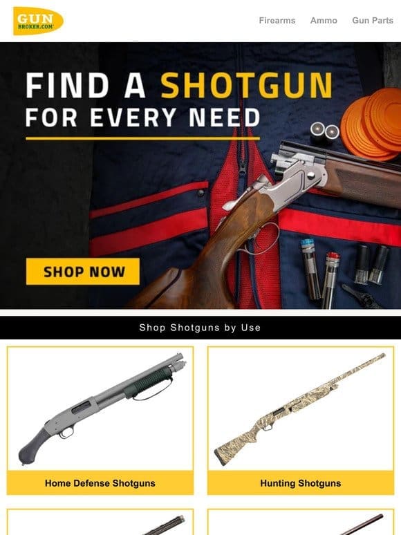 A Shotgun For Every Need