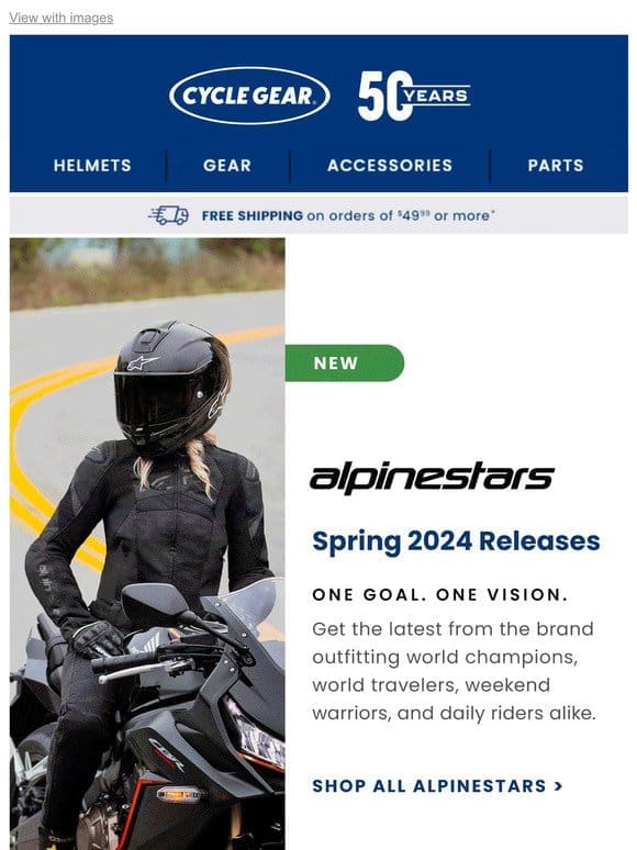 All New From Alpinestars