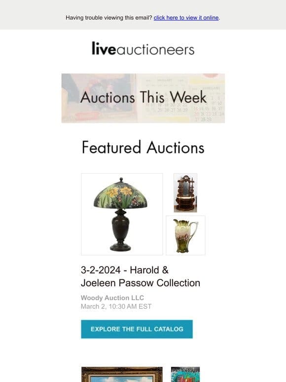 Auction Calendar