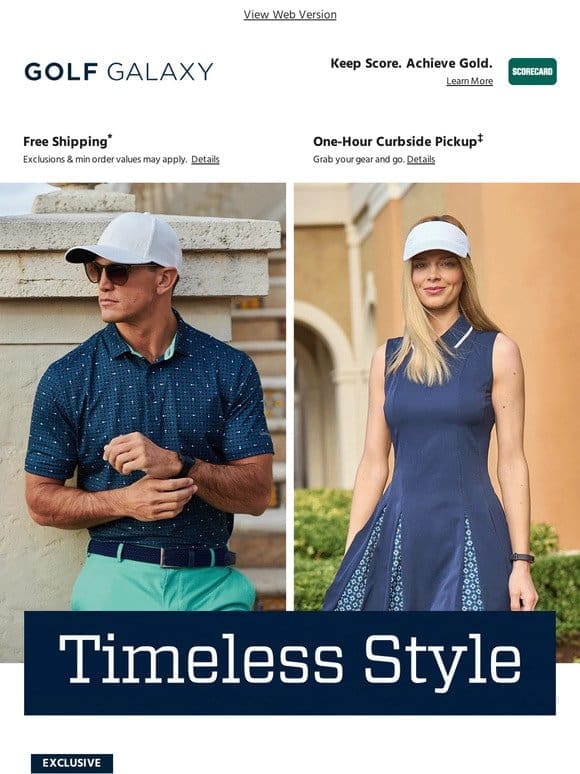 BOGO 50% off select Walter Hagen apparel­