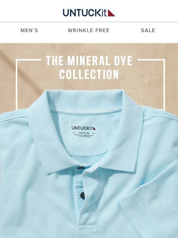 Back In Stock: Mineral Dye Styles