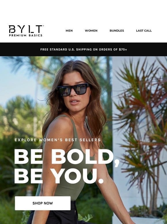 Be You， Be Bold — Women’s Best Sellers