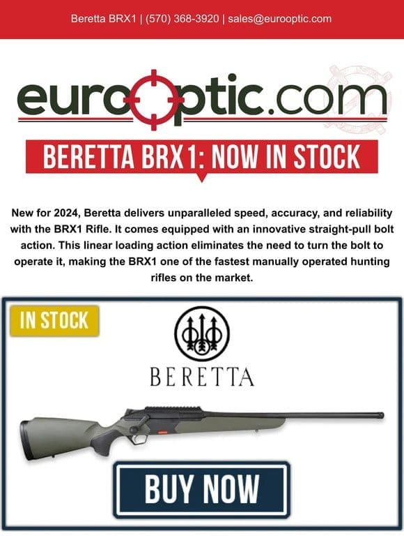 Beretta BRX1 Now In Stock! Plus a Video Overview!