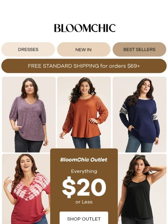 BloomChic Outlet: Everything $20 or Less