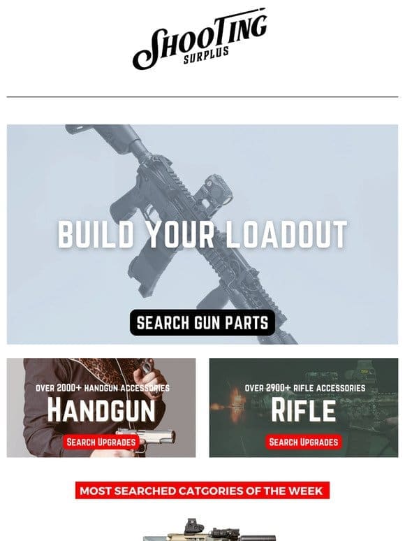 Build It! Hit the Gun Parts Section of our Site!