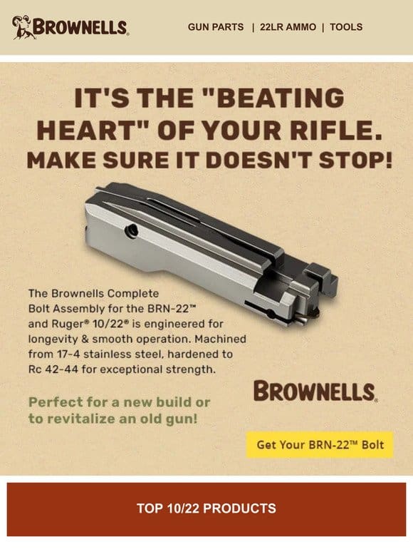 Build a better 10/22 w/a Brownells bolt!