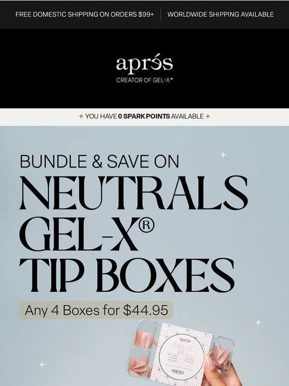 Bundle & Save On Neutrals Gel-X!