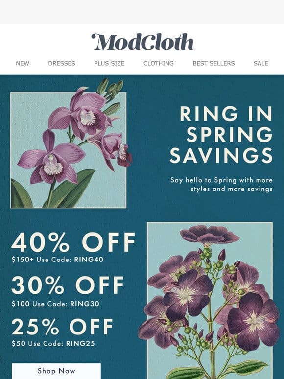 Buy More   Save More – Up to 40% OFF