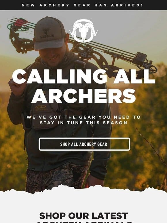 Calling all Bowhunters • New Arrivals