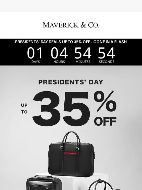 Celebrate President’s Day with 35% Off and More