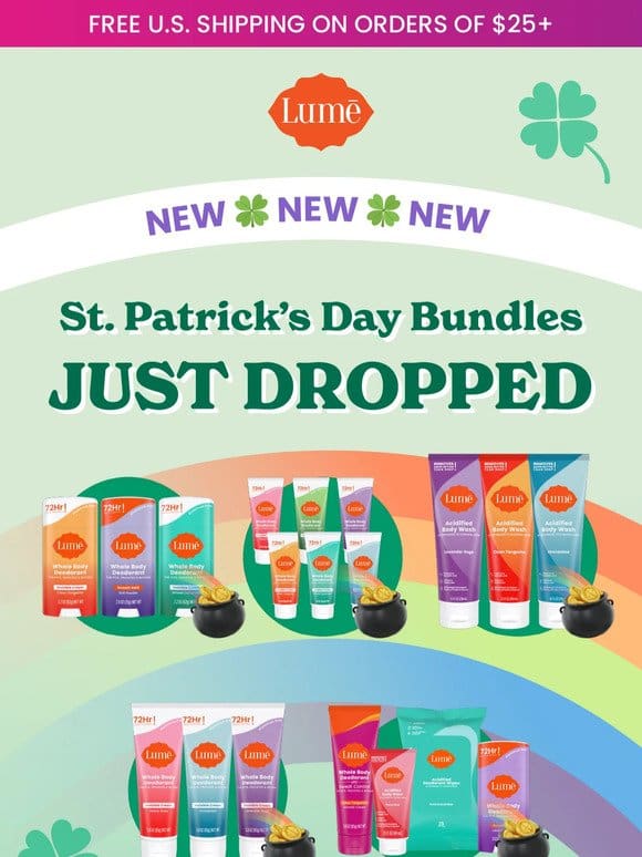 Celebrate St. Paddy’s with FREE Lume
