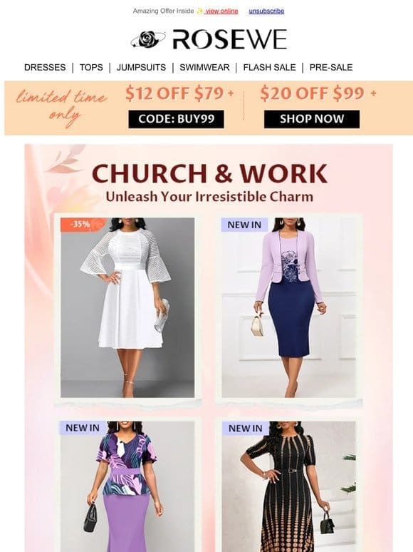 Church & Work: SHOP ELEGANT >>