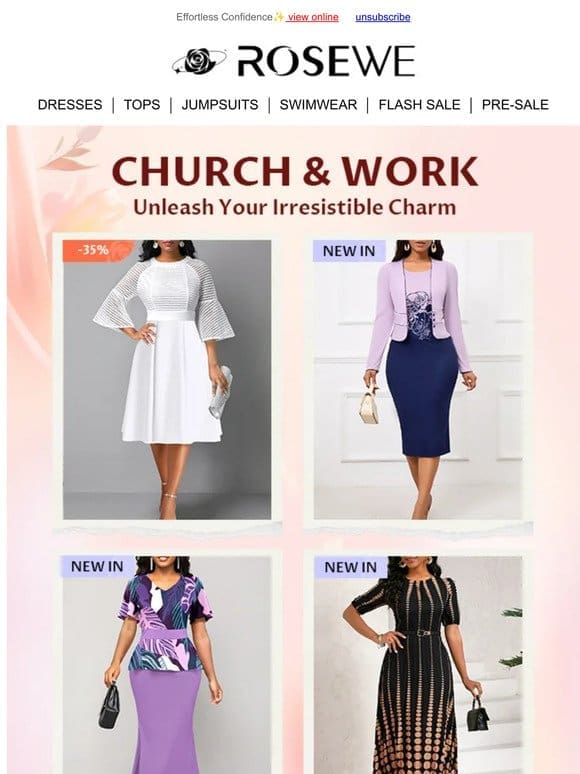 Church & Work: Shop our NEWEST Picks